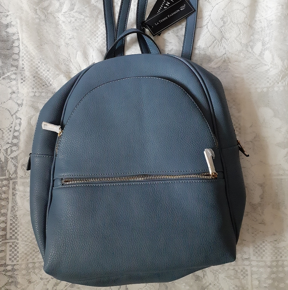 💜 LaTerre Vegan Leather Backpack